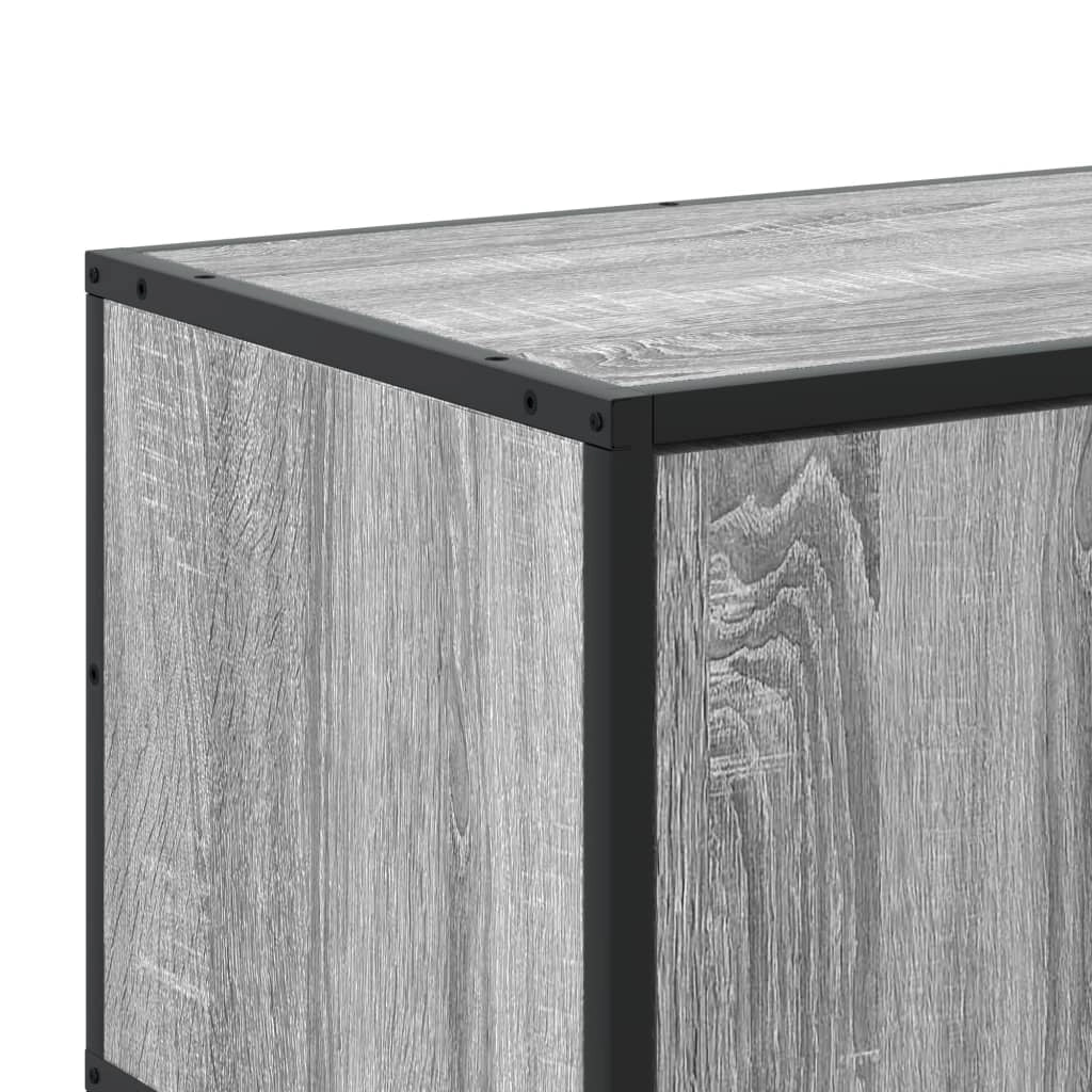 Mobile TV multimediale mensola TV credenza TV sala da pranzo soggiorno camera da letto Sonoma 180 x 35 x 41 cm legno ingegnerizzato grigio 02_0028432