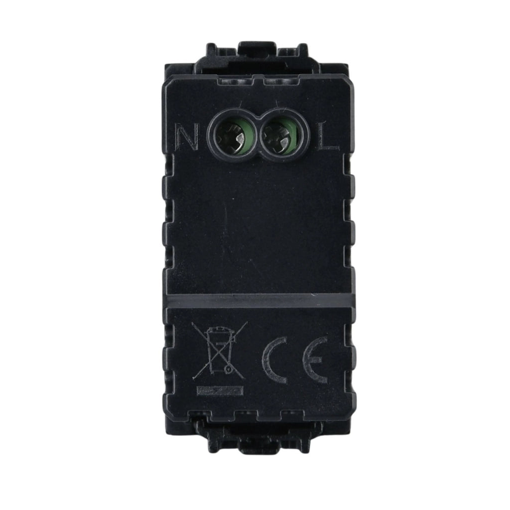 Caricatore USB A QC + USB C PD 20W MBL Nero 1M Compatibile Bticino Living International BLN3002