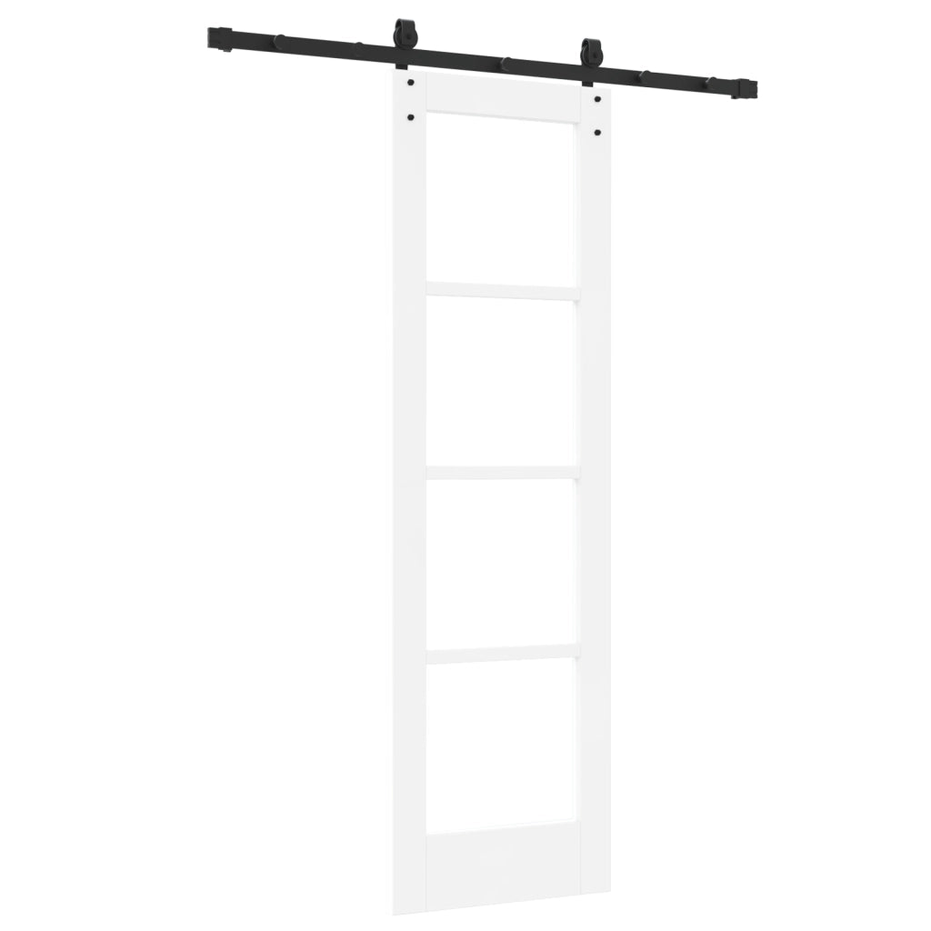 Porta Scorrevole  con Set di Ferramenta "ORKDAL" Bianco 61x198.5 cm