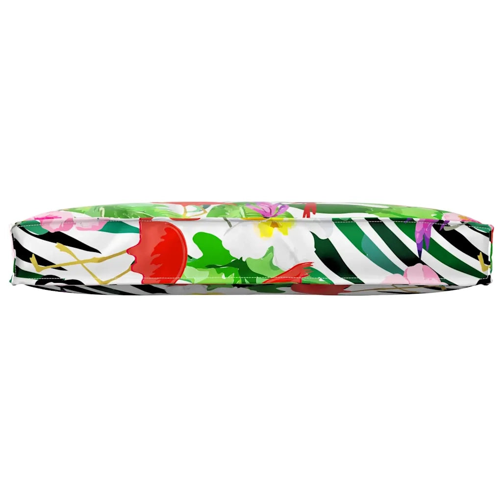 Cuscino per sedie | Cuscino Floreale Multicolore 80 x 40 x 12 cm Tessuto Oxford