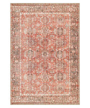Tappeto arredo casa ORIENTAL BABILONIA ROSSO cm.190x290 riproduzione disegno persiano classico in stile vintage. Tappeto lavabile per salotto, soggiorno, camera da letto.
