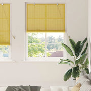 Tenda a rullo con tende Giallo 100 x 220 cm Bambù 42006869