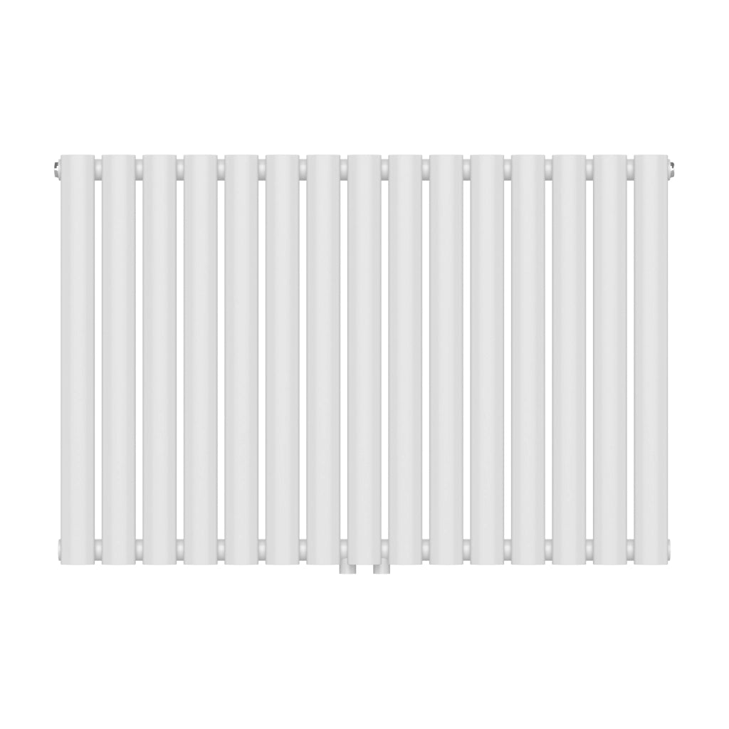 Termosifone Nore ad Acqua Calda Pannello Singolo con Elementi Tubolari 60 x 90 cm - Bianco [neu.haus]