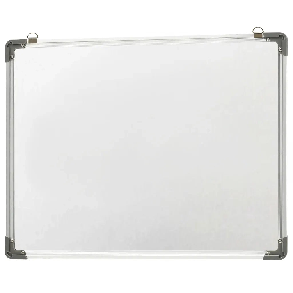 Lavagna Magnetica Bianca Cancellabile a Secco 90x60 cm Acciaio 146633