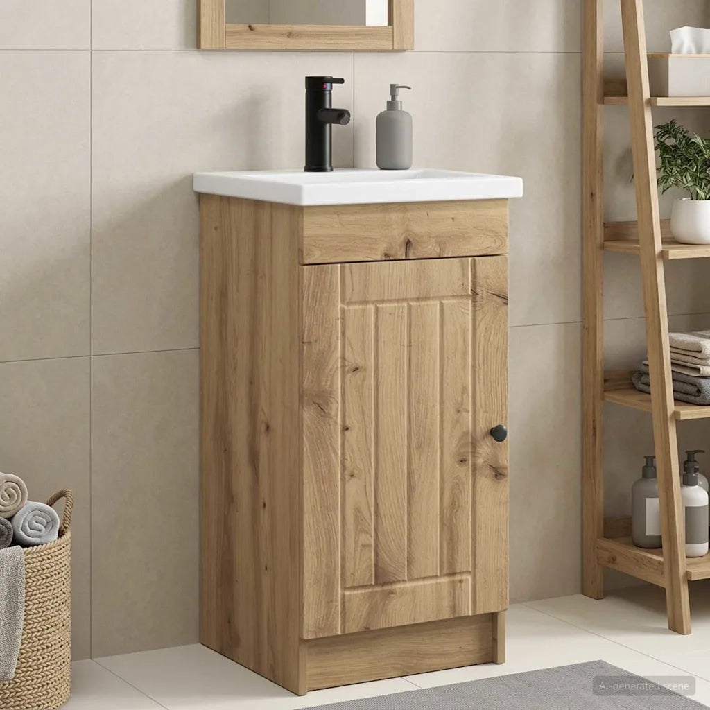 Mobile da bagno con lavabo Rovere Artigianale 42 x 40 x 84,5 cm