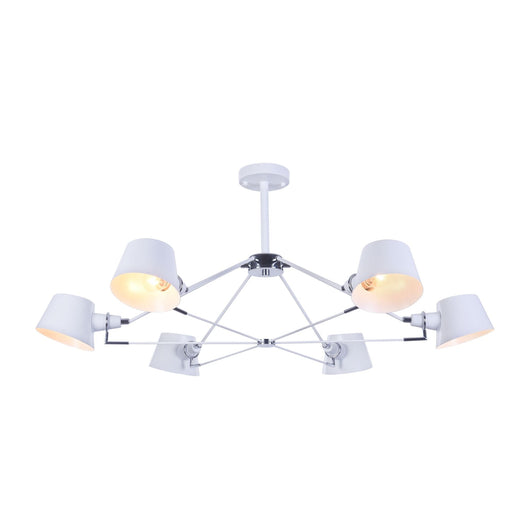 Lampadario Modern in Metallo Abigail Bianco