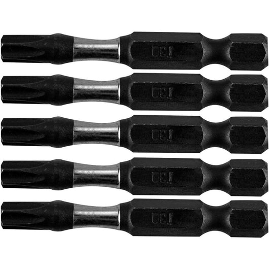 Topex 09-587 punte a percussione ne 50 mm t30 acciaio acciaio s2