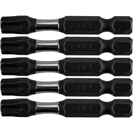 Topex 09-588 punte a percussione ne 50 mm t40 acciaio acciaio s2