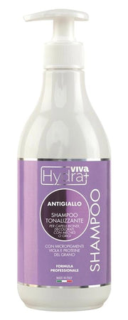 HYDRA VIVA SHAMPOO ANTIGIALLO TONALIZZANTE PER CAPELLI DECOLORATI CON MICROPIGMENTI VIOLA 500 ML
