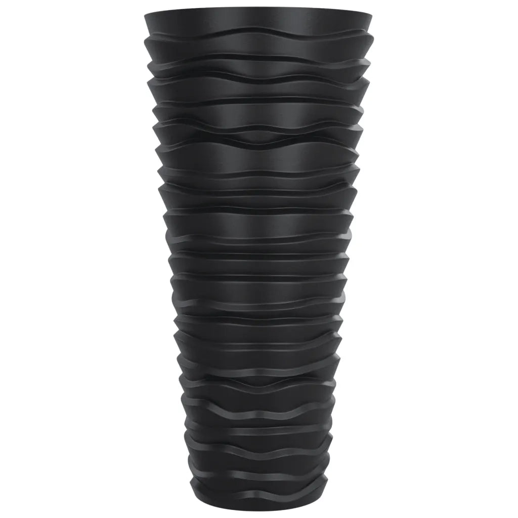 Fioriera con Interno Rimovibile Antracite 18/45 L PP Scanalato 364690