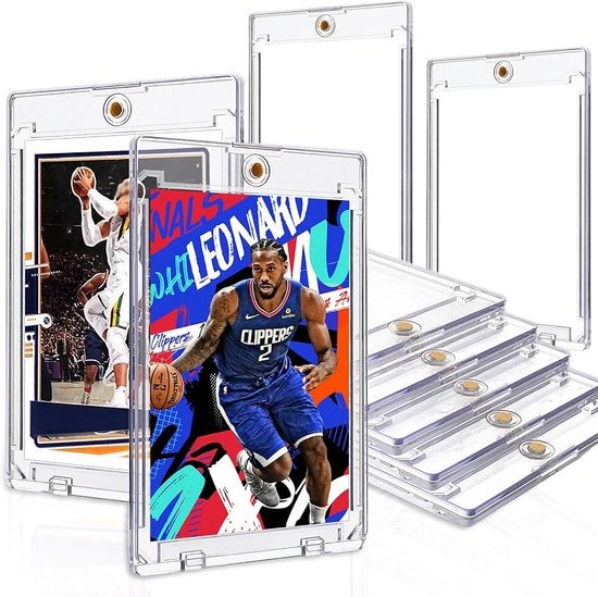 20x Supporti magnetici per carte da scambio 35pt - protezione UV per carte da scambio e carte da sport