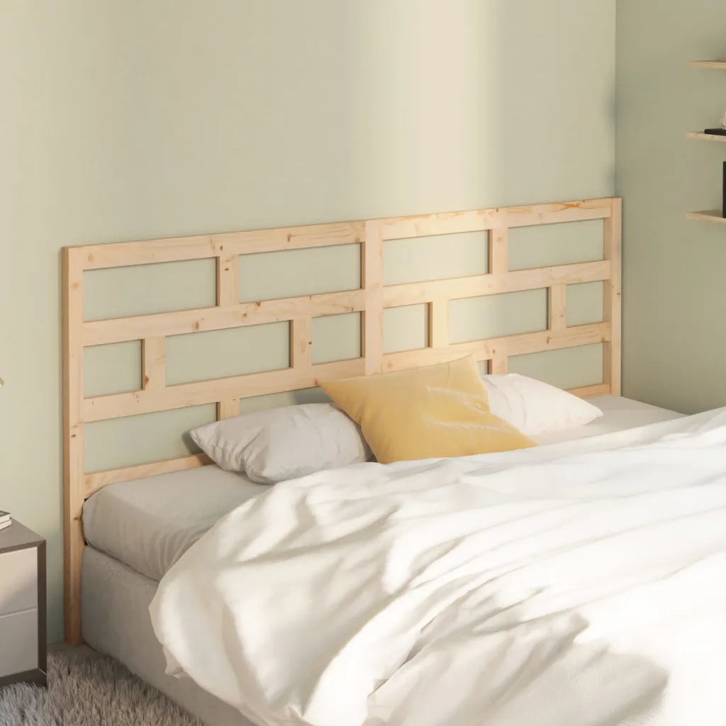 Testiera per Letto 186x4x100 cm in Legno Massello di Pino 814209