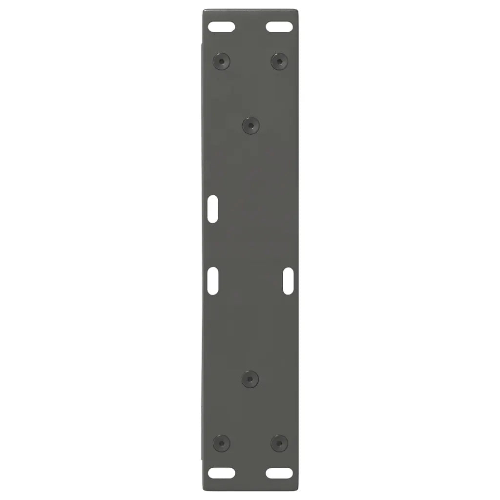 Gambe per tavolino 2 pz-Set di 2 Gamba per Tavolo Antracite 30x(30-31,3) cm Acciaio