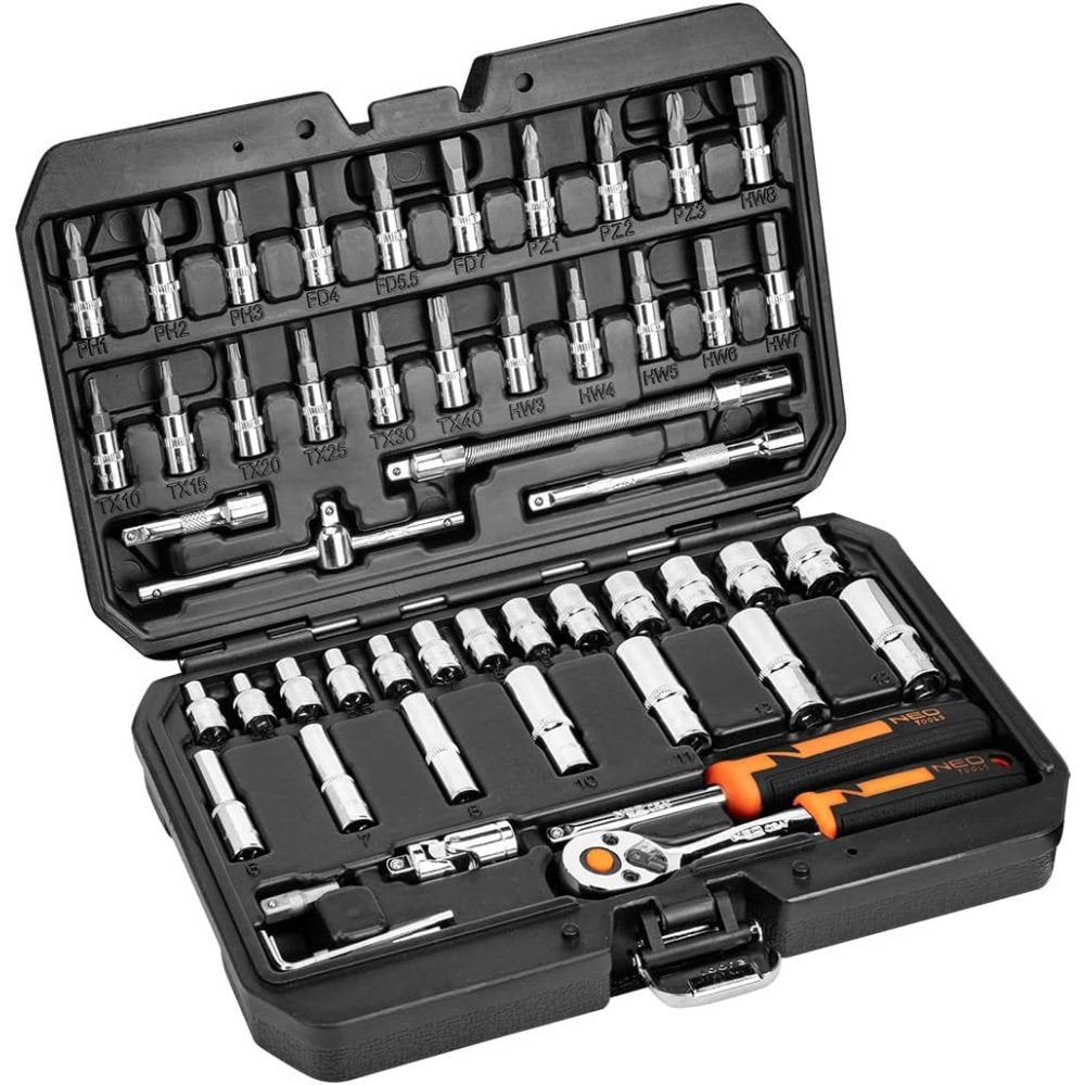 Topex 10-006 chiavi a bussola 1 1/4, set di 53 pz