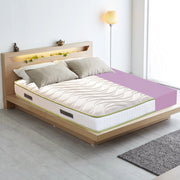 Materasso Alto 16 cm francese 140x195 cm, con AirPur® monoblocco, water foam ortopedico in poliuretano, con tessuto anti acaro di alta qualità, DREAM AIR 