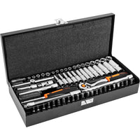 Topex 10-008 set di bussole 1/4 4 63 pezzi ds