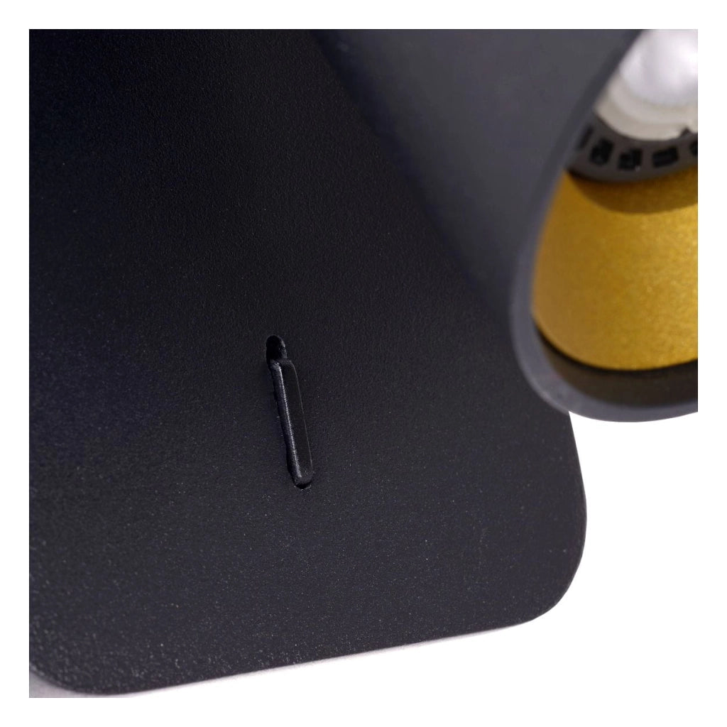Applique Lucide Turnon GU10 5W 2200-3000K nero oro dimmerabile