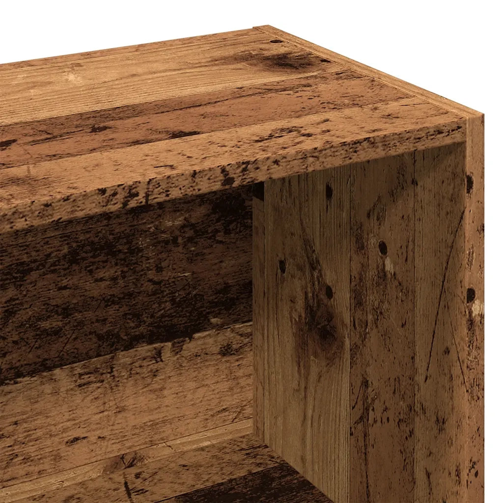 vidaXL Libreria Legno Antico 50x25x104 cm