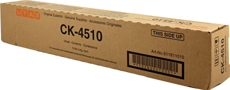 ORIGINAL Utax toner nero CK-4510 611811010 ~15000 Seiten Copy Kit