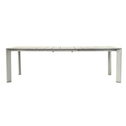 Tavolo Nettuno Allungabile 200/300 X 100 Cm Allungo Con Gambe Scorrevoli Creta Moia