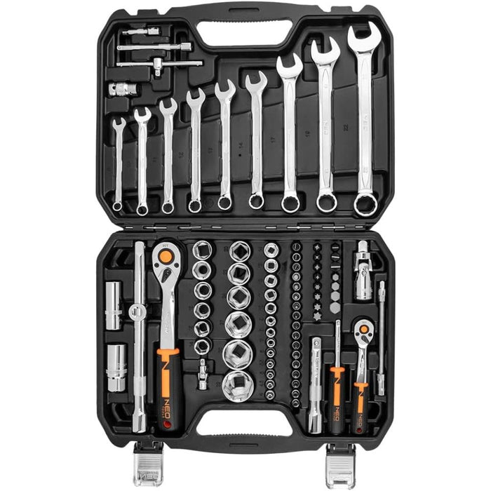 Topex 10-059 set di bussole 1/2 2, 1/4, 82 pz