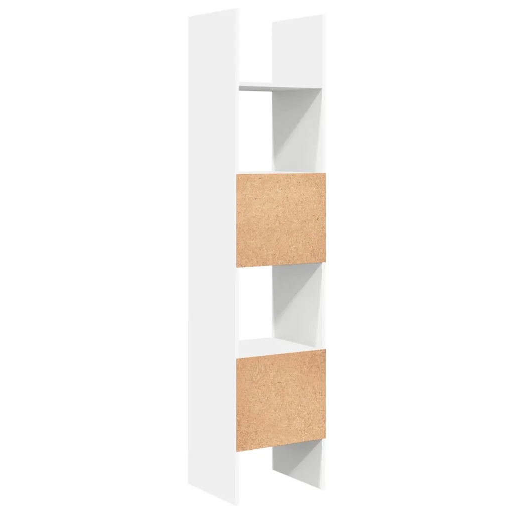 Libreria Bianca 40x35x180 cm in Legno Multistrato 803398
