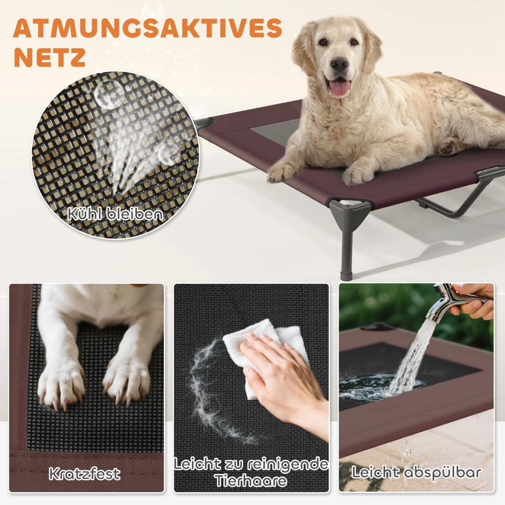 Cuccia per Cani con Tetto ¨C zephmum ¨C 91x76x90 cm Marrone