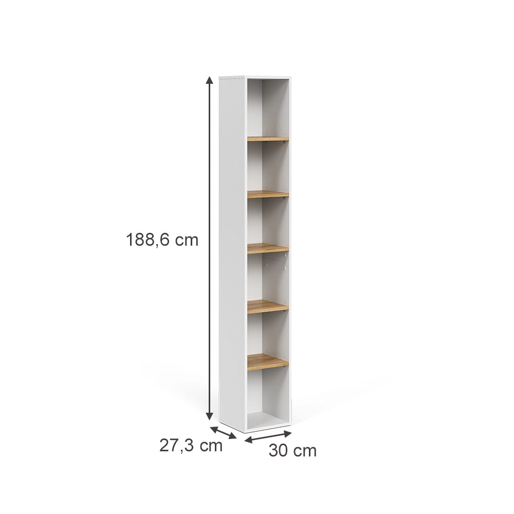 Vicco Armadio per il bagno Bianco/Artisan 30 x 188.6 cm