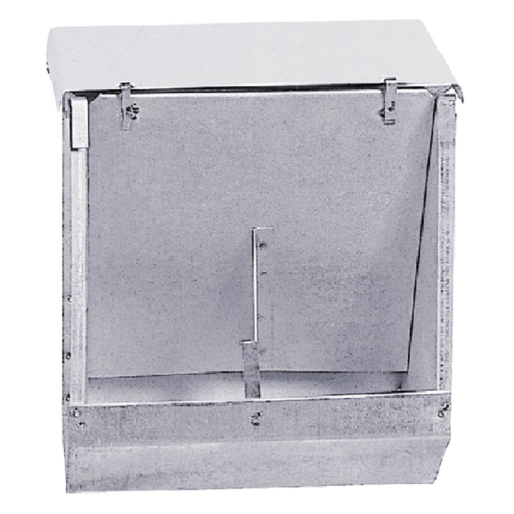 MANGIATOIA A TRAMOGGIA PER CONIGLI 1 scomparto- 10 pezzi  - MG GABBIE