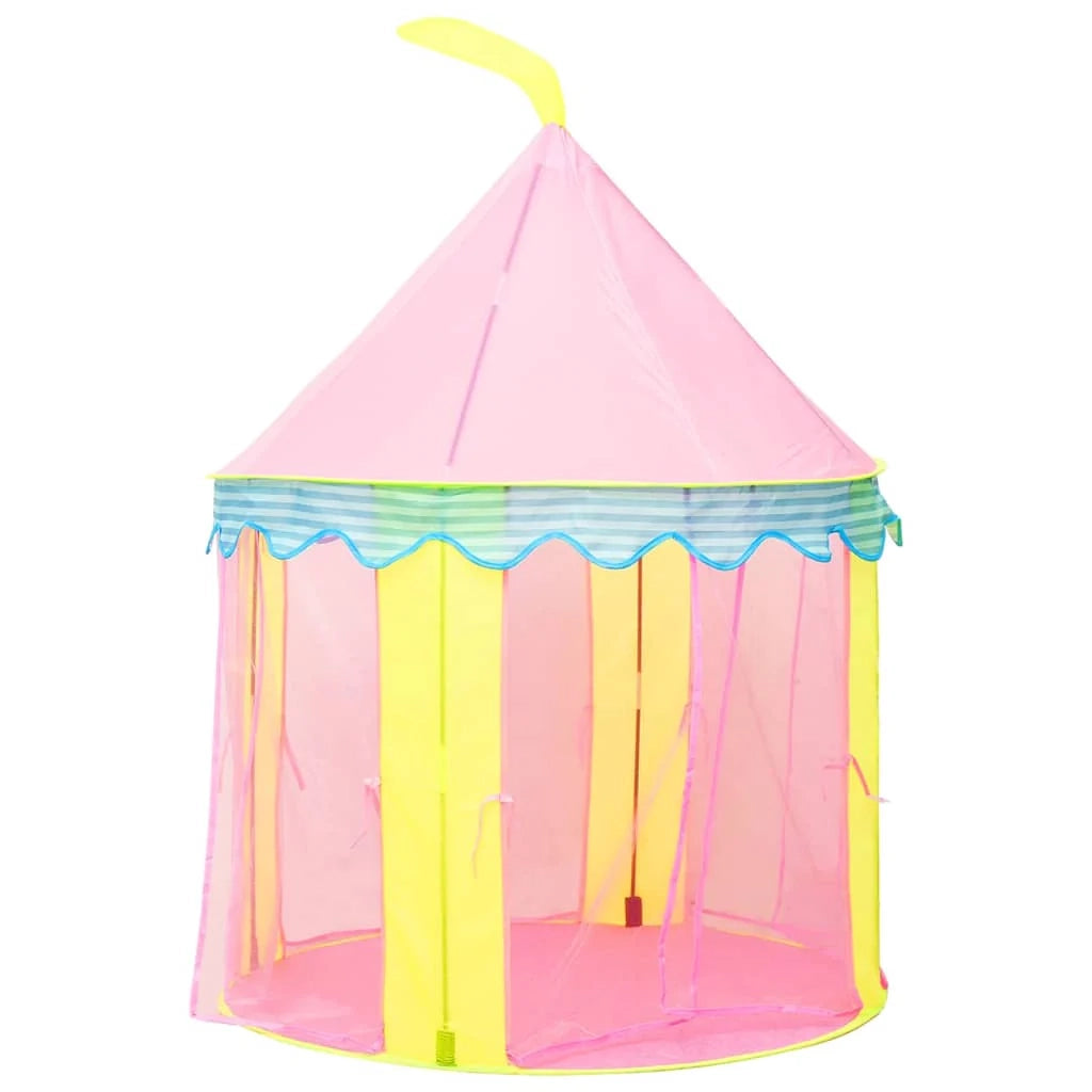 Tenda da gioco per bambini con 250 palline 100 x 100 x 127 cm rosa 02_0005125