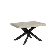 Tavolo allungabile 90x140/400 cm Volta cashmere gambe antracite