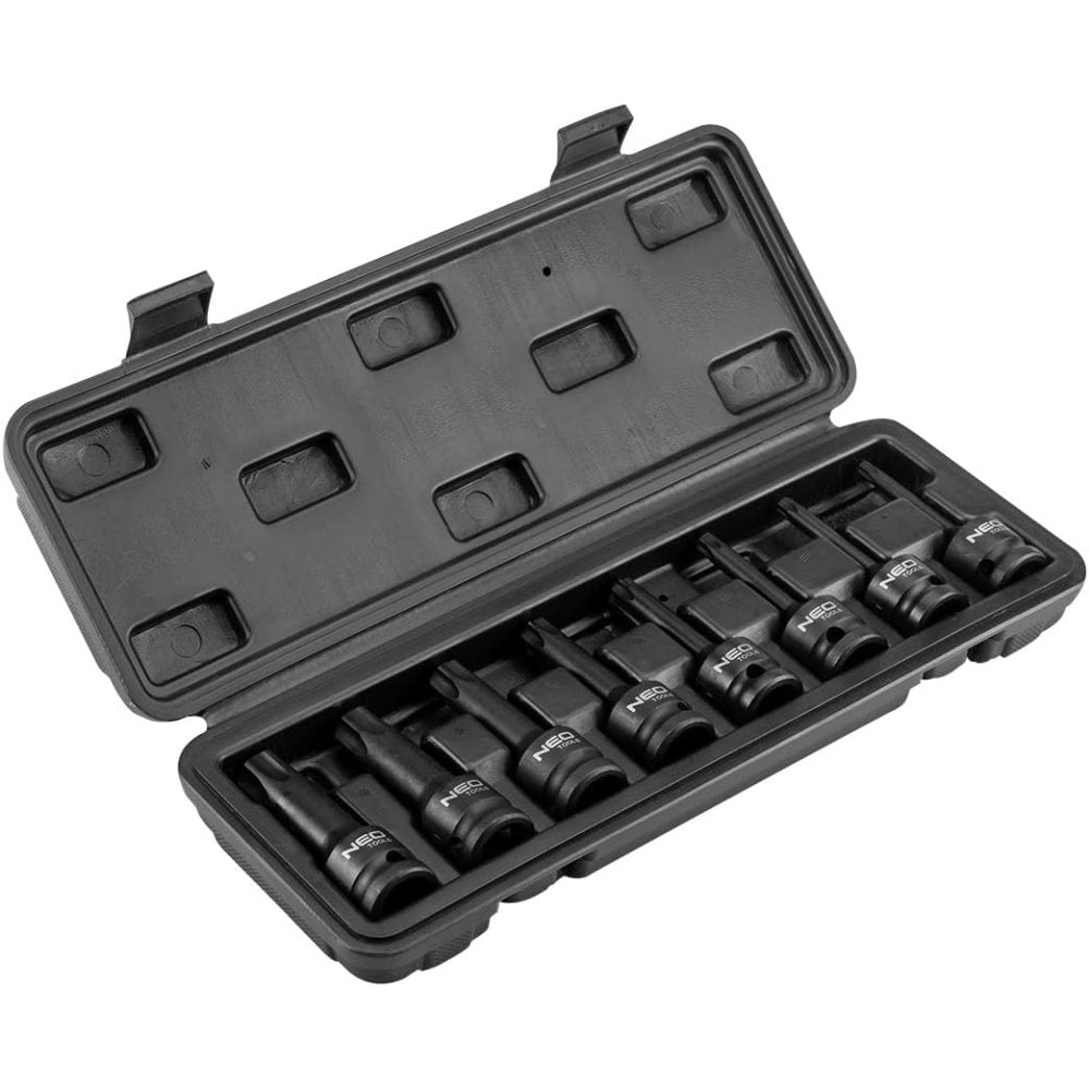 Topex 10-257 set di 8 bussole ad ad impatto torx