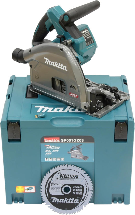 Makita SP001GZ03 Sega ad immersione a batteria 40V XGT lama 165 mm, taglio 56 mm