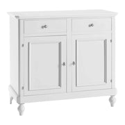 Madia credenza napoletana 2 ante laccato bianco sporco l 112 p 49 h 98 - Mobili 2G