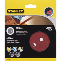 piranha/stanley x32012 5 dischi velcro 115 gr.120 cod:ferx.34249