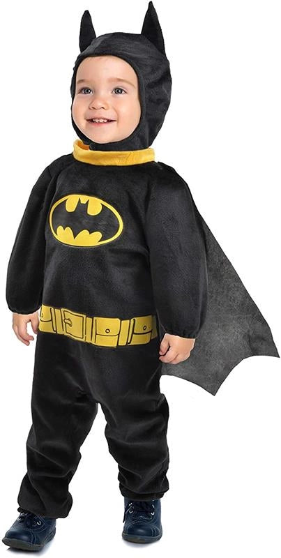 BATMAN BABY COSTUME TUTINA TRAVESTIMENTO ORIGINALE DC COMICS 6-12 MESI 60 CM
