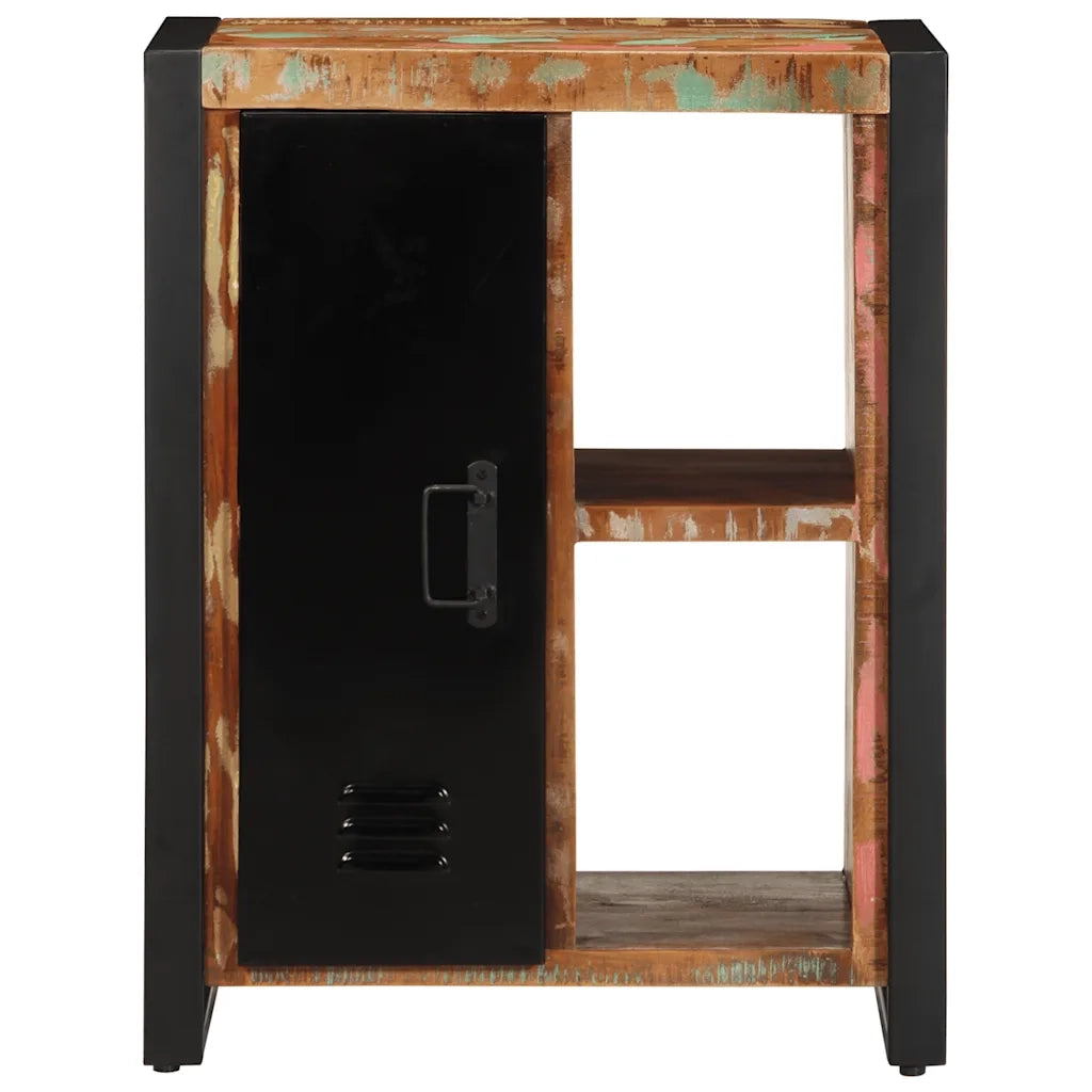 Credenza-Buffet-Armadio da cucina Multicolore 55x35x70 cm in Legno Massello Recupero 401259