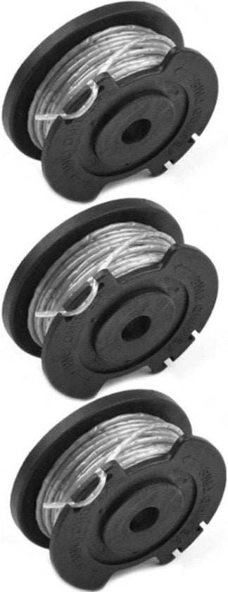Spool e Lina di Rimpiazzo da 3 pezzi per Easy Gras Cut 18 V 23 26 18 Motosega Accessorio Numero di Riferimento F016800569