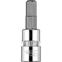 Topex 10-313 inserto esagonale h h6 su bussola 1/4, corto, 37mm