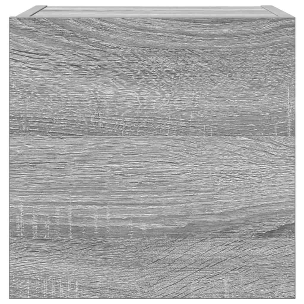 Mobile TV multimediale mensola TV mobile TV credenza TV sala da pranzo soggiorno camera da letto montaggio a parete Sonoma 30,5 x 30 x 30 cm grigio 02_0028177