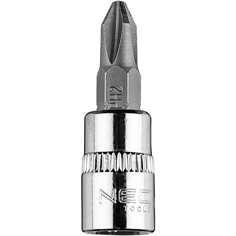 Topex 10-317 inserto giravite ph ph2 su bussola 1/4, corto, 37mm