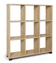 LIBRERIA IN MDF ROVERE CON NOVE RIPIANI MISURE: 90X24X99 CM