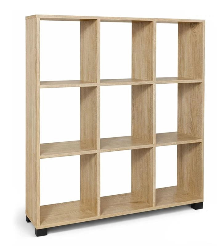 LIBRERIA IN MDF ROVERE CON NOVE RIPIANI MISURE: 90X24X99 CM