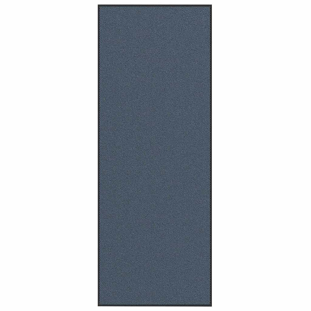 Zerbino d'ingresso antiscivolo resistente 115 x 300 cm assorbente per acqua e sporco blu PP 02_0058123