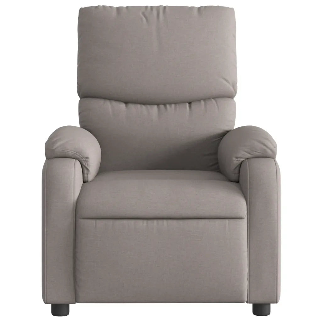 Poltrona Elettrica Reclinabile Tortora in Tessuto 3204808
