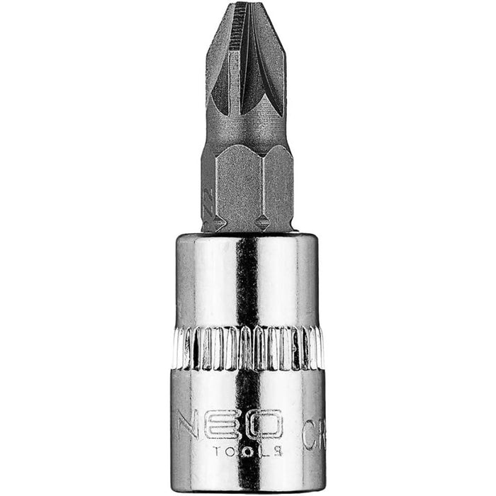 Topex 10-320 inserto giravite pz pz2 su bussola 1/4, corto, 37mm