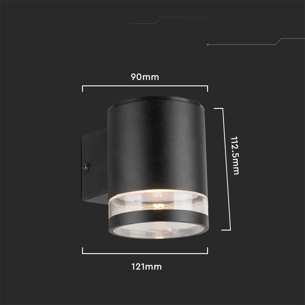 Applique solare esterna nera LED 1W 3000K IP54 V-TAC VT-1139