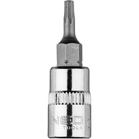 Topex 10-322 inserto torx tx10 s su bussola 1/4, corto, 37mm