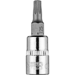 Topex 10-325 inserto torx tx25 s su bussola 1/4, corto, 37mm