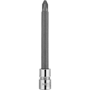 Topex 10-335 inserto giravite ph ph2 su bussola 1/4, lungo, 37mm